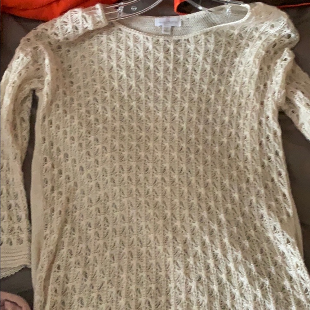 Open front sweater